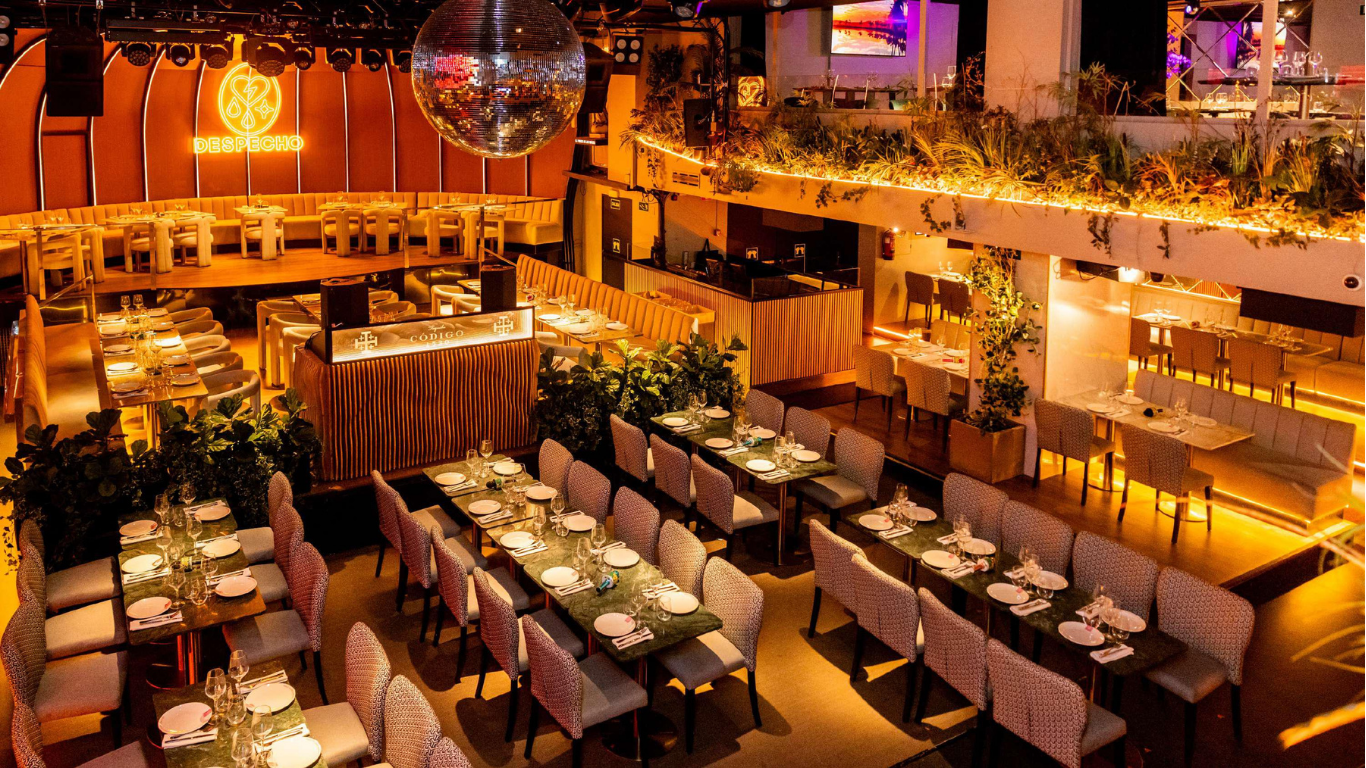Despecho Madrid venue prepared for group dinners and events